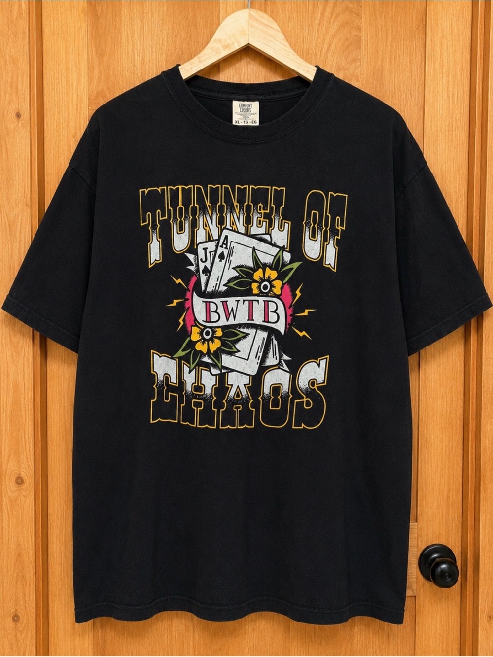 Barstool Sports/Bussin With The Boys Tunnel of Chaos Tee Comfort Colours XL